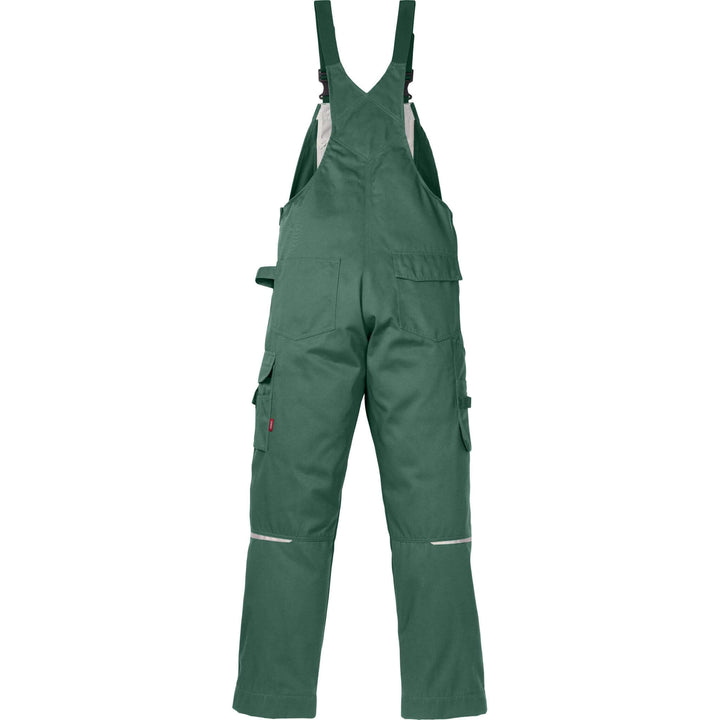 Fristads Kansas Icon One Bib and Brace Green Back1#colour_green
