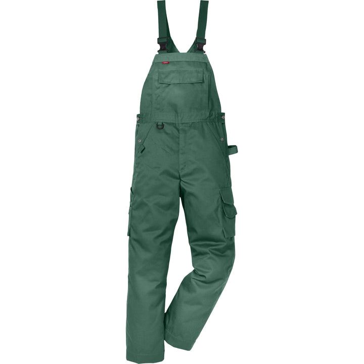 Fristads Kansas Icon One Bib and Brace Green Front1#colour_green