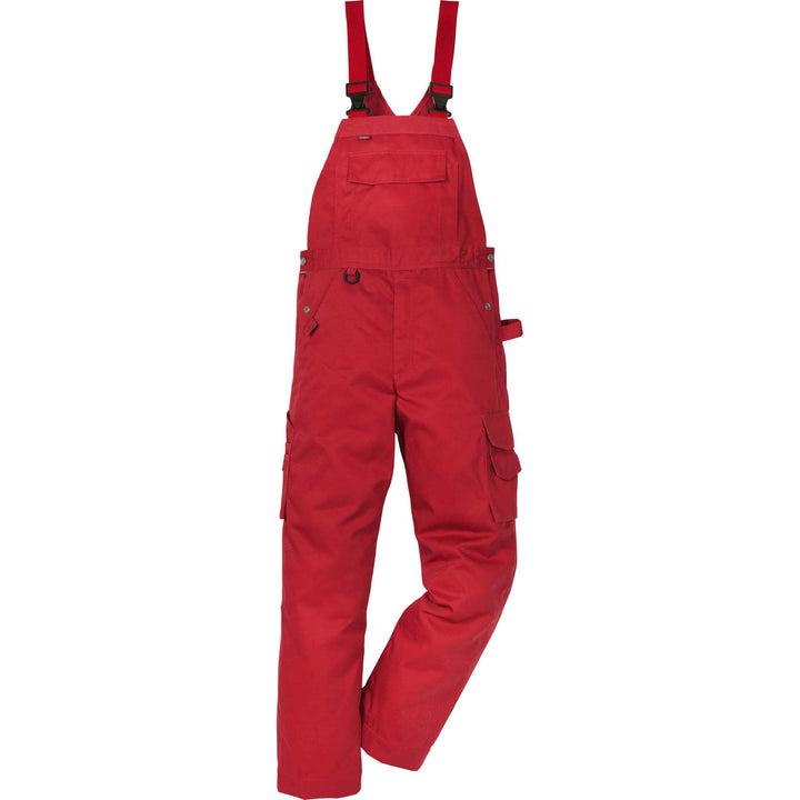 Fristads Kansas Icon One Bib and Brace Red Front1#colour_red