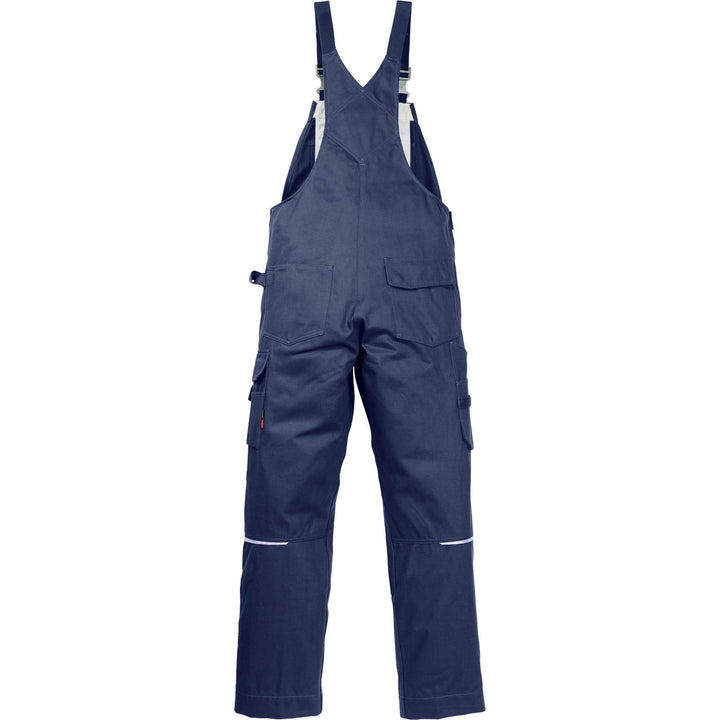 Fristads Kansas Icon One Cotton Bib and Brace Navy Back1#colour_navy