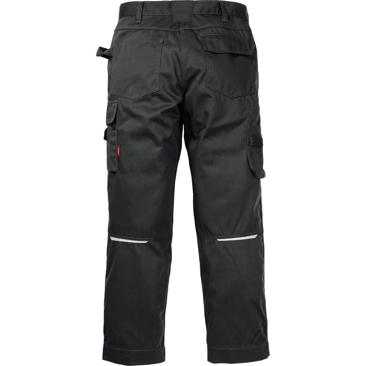 Fristads Kansas Icon One Cotton Trousers Black Back1#colour_black