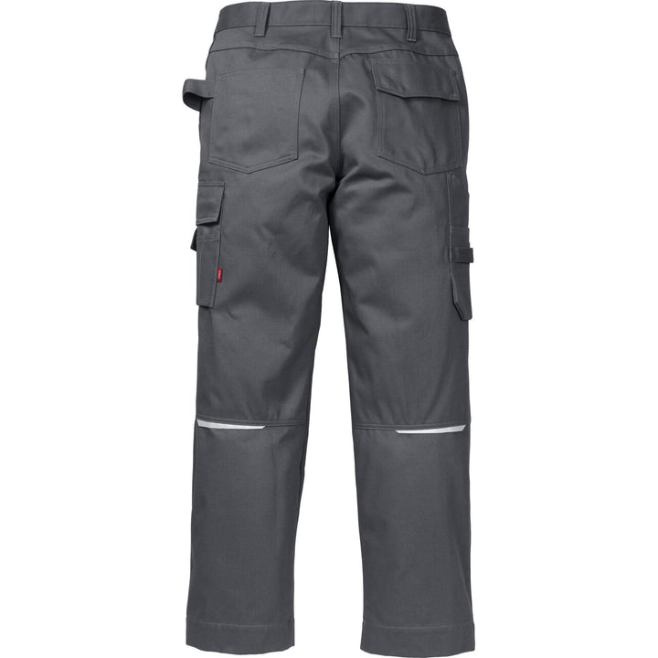 Fristads Kansas Icon One Cotton Trousers Dark Grey Back1#colour_dark-grey