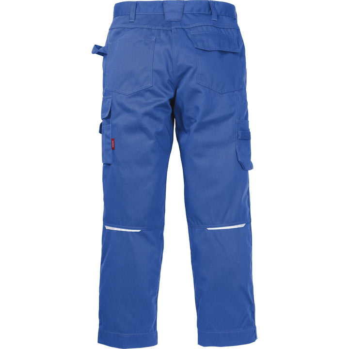 Fristads Kansas Icon One Cotton Trousers Royal Blue Back1#colour_royal-blue