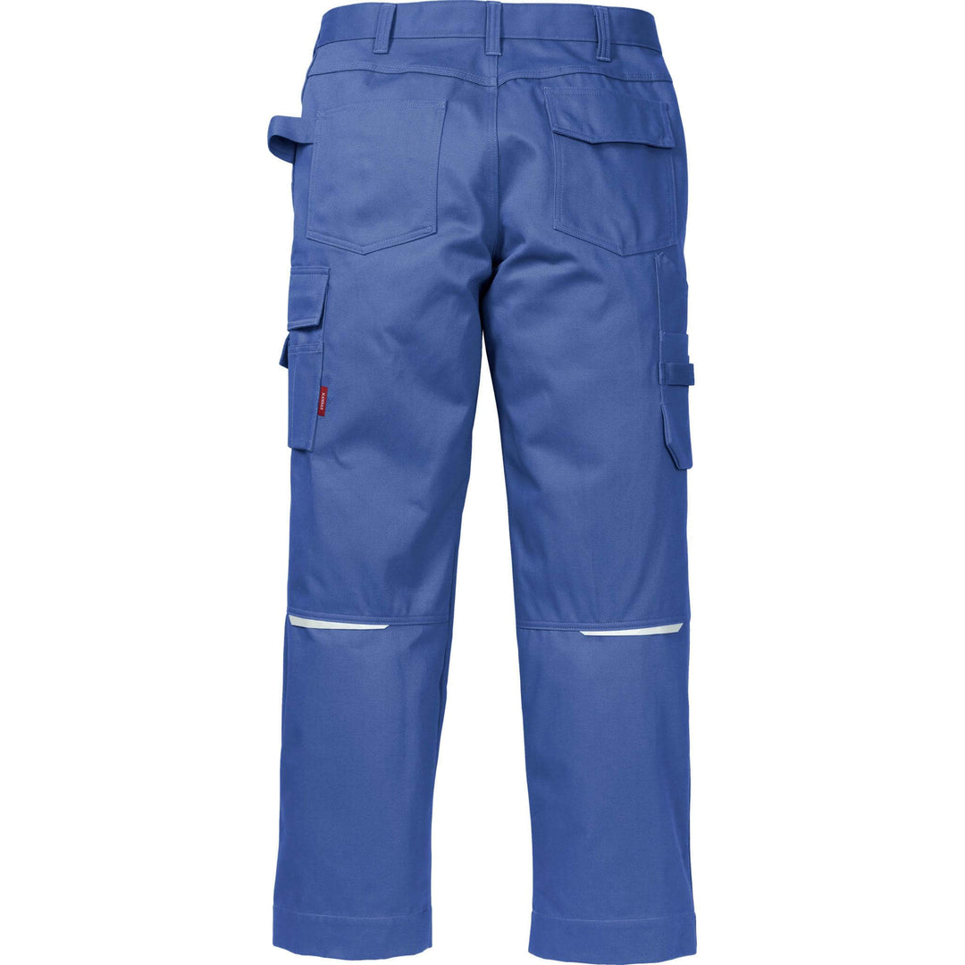 Fristads Kansas Icon One Cotton Trousers Royal Blue Back2#colour_royal-blue