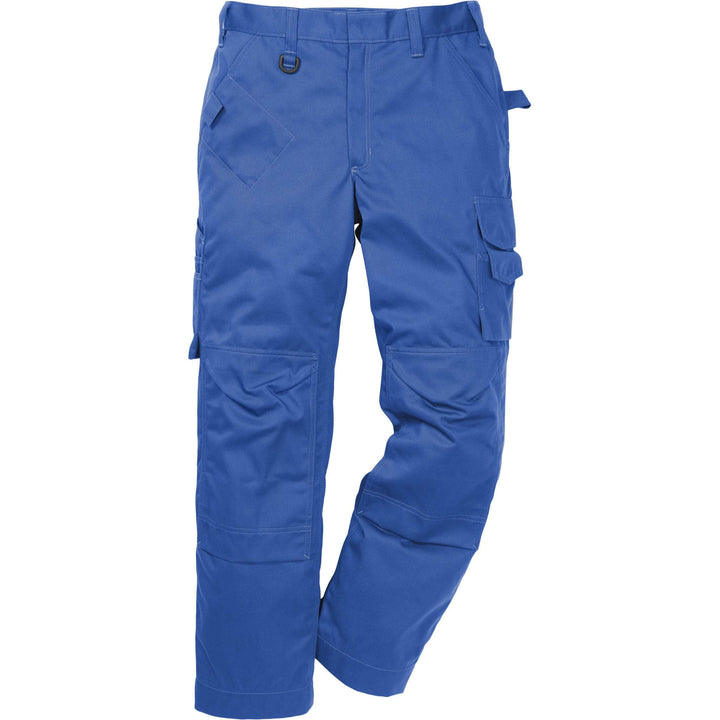 Fristads Kansas Icon One Cotton Trousers Royal Blue Front1#colour_royal-blue