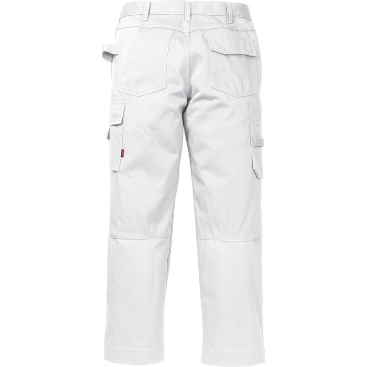 Fristads Kansas Icon One Cotton Trousers White Back1#colour_white