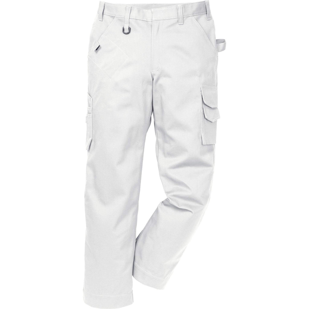 Fristads Kansas Icon One Cotton Trousers White Front2#colour_white