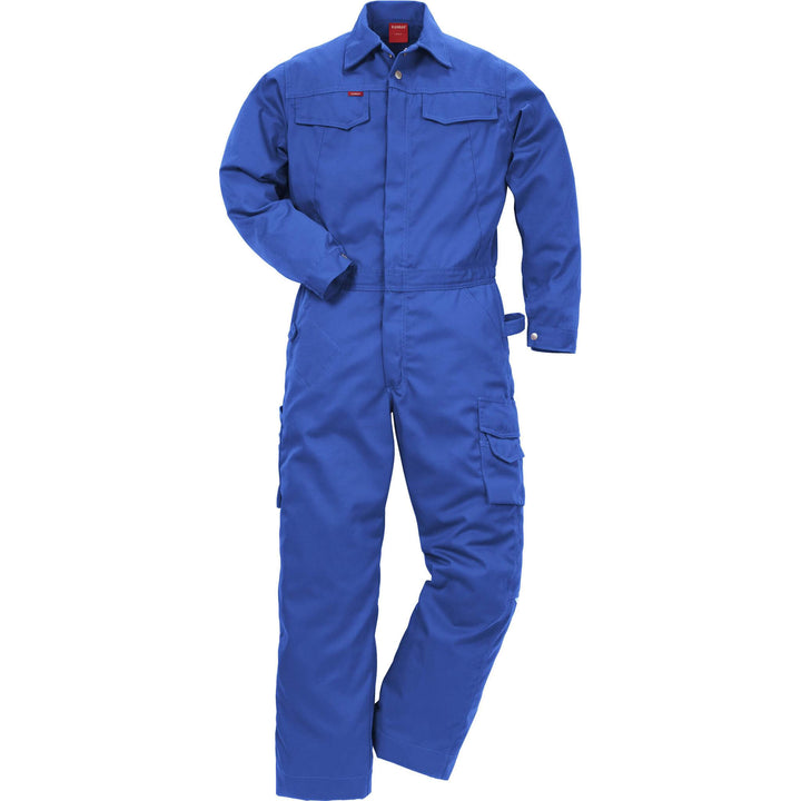 Fristads Kansas Icon One Coverall Royal Blue Front1#colour_royal-blue