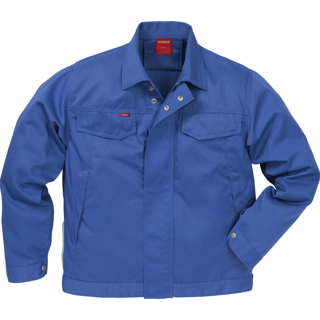 Fristads Kansas Icon One Jacket Royal Blue Front1#colour_royal-blue