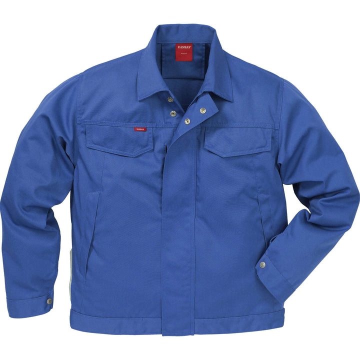 Fristads Kansas Icon One Jacket Royal Blue Front1#colour_royal-blue