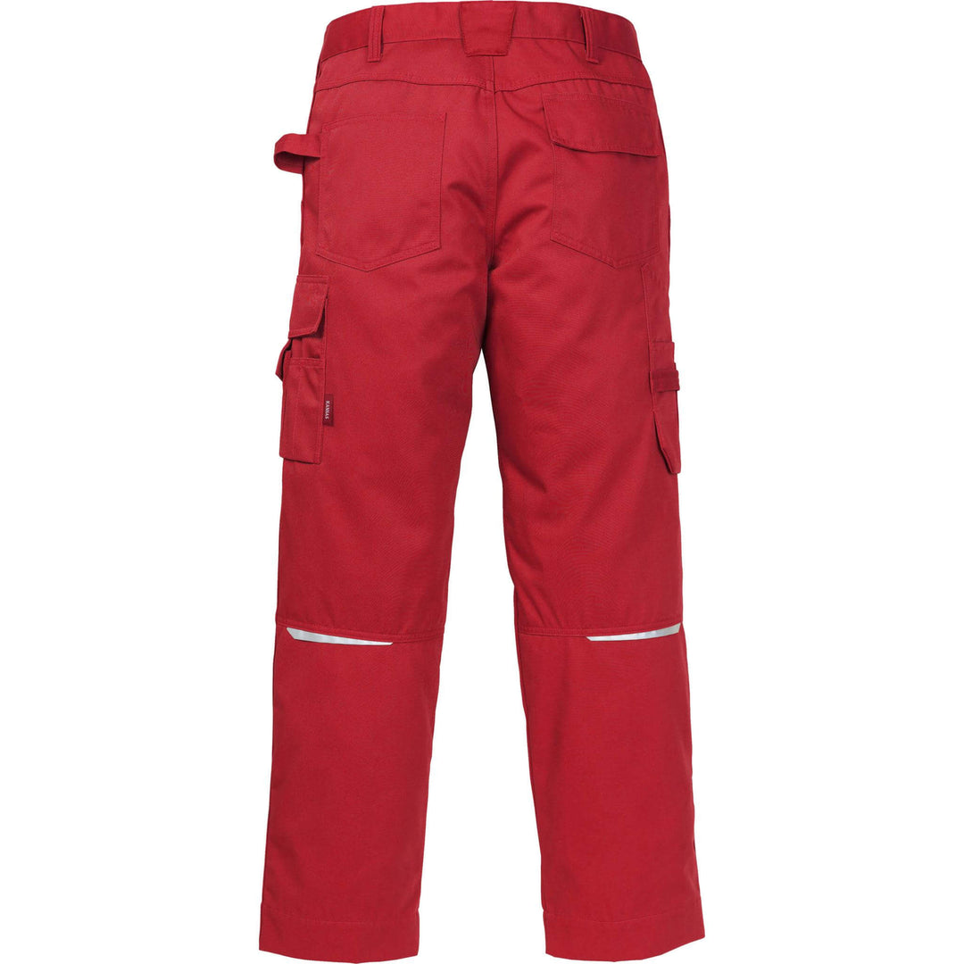 Fristads Kansas Icon One Trousers Red Back1#colour_red
