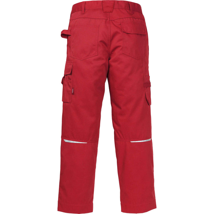 Fristads Kansas Icon One Trousers Red Back1#colour_red
