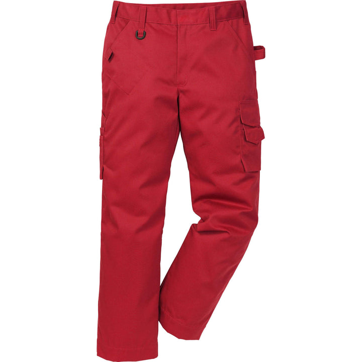 Fristads Kansas Icon One Trousers Red Front1#colour_red