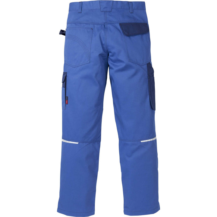 Fristads Kansas Icon Trousers Royal/Navy Back1#colour_royal-navy