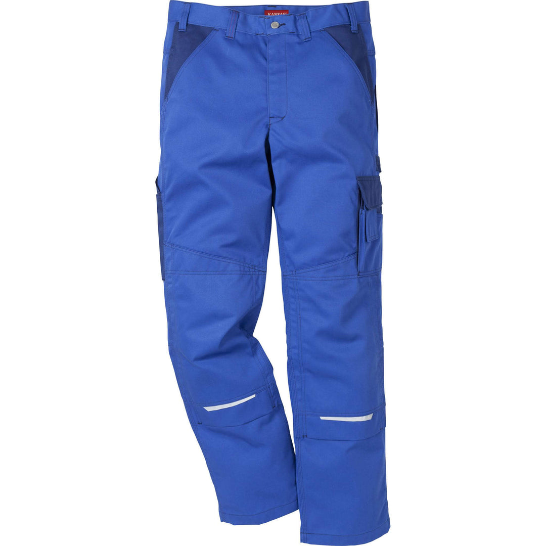 Fristads Kansas Icon Trousers Royal/Navy Front1#colour_royal-navy