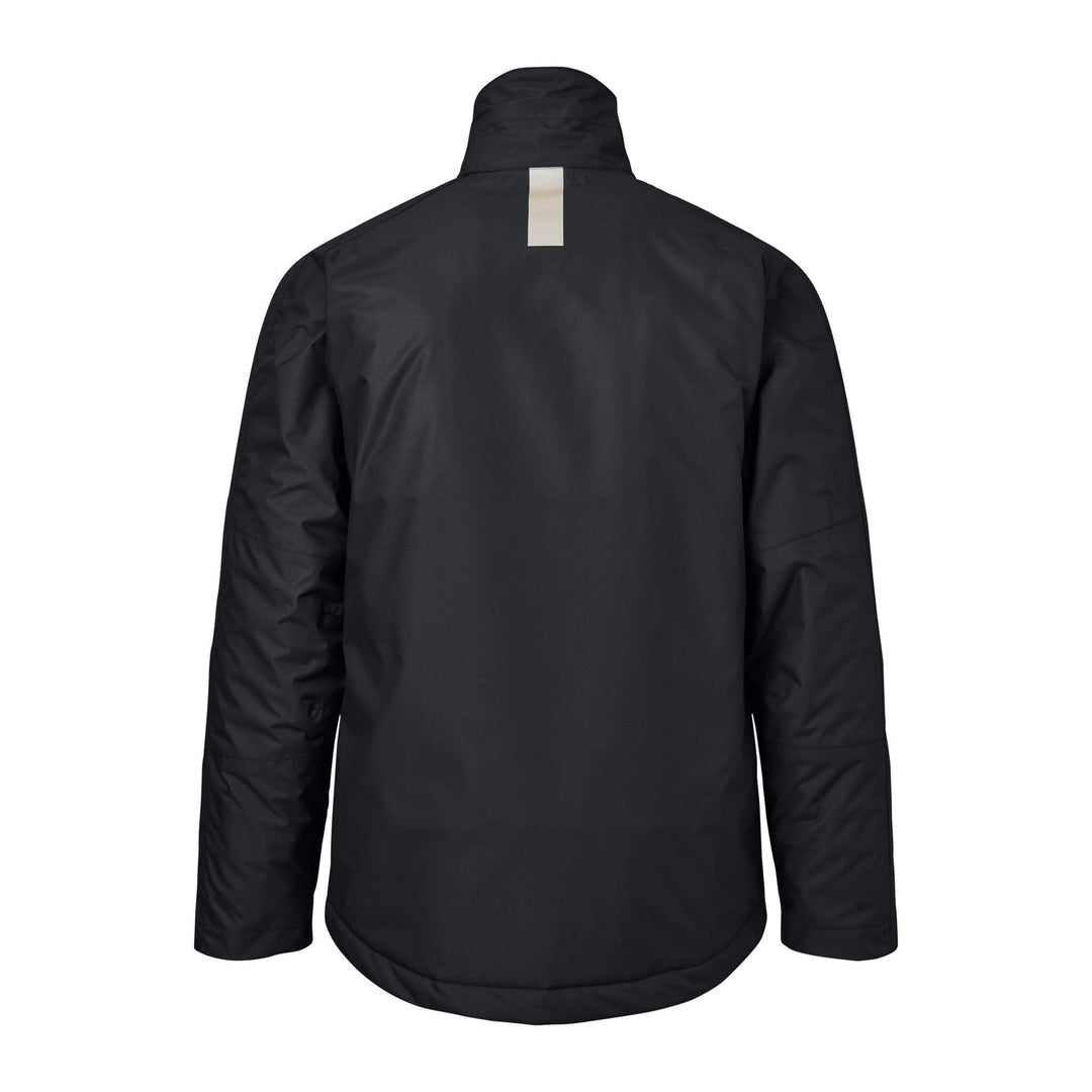 Fristads Kansas Icon X WAterproof Breathable Stormsafe Insulated Winter Jacket Black Back1#colour_black
