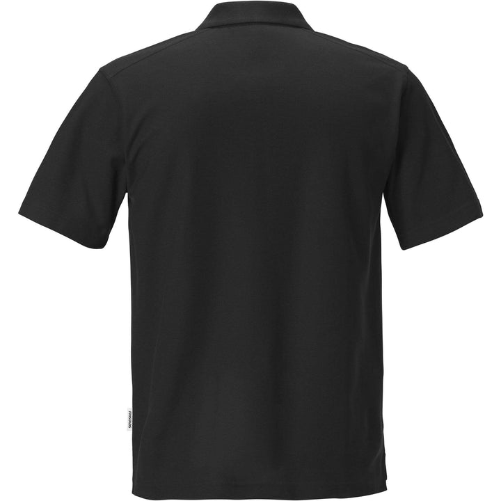 Fristads Kansas Match Polo Shirt Black Back2#colour_black
