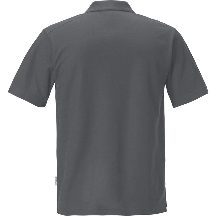Fristads Kansas Match Polo Shirt Dark Grey Back2#colour_dark-grey