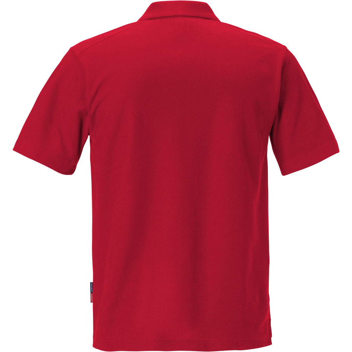 Fristads Kansas Match Polo Shirt Red Back1#colour_red
