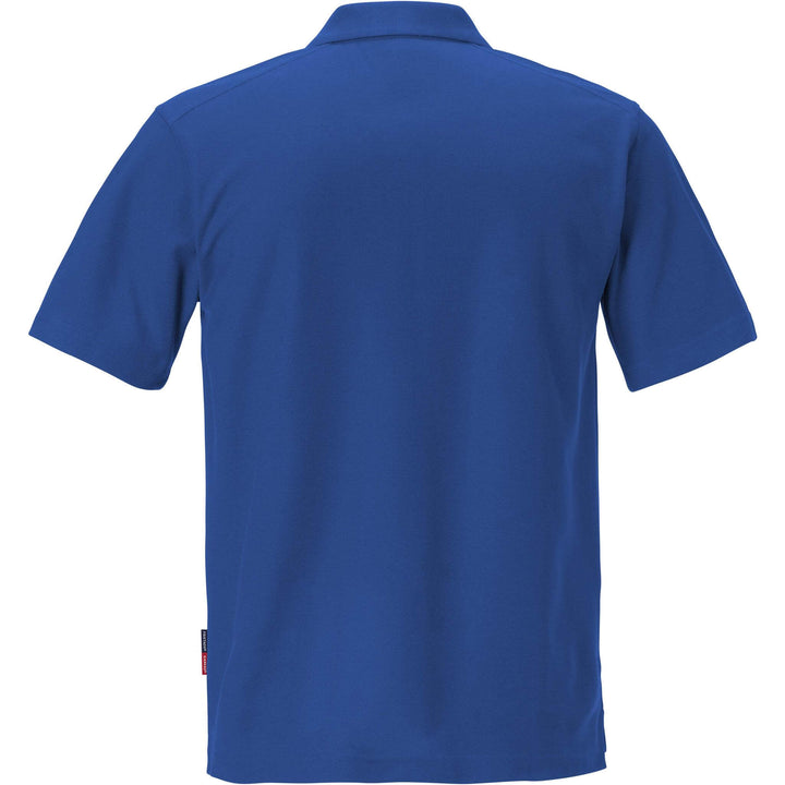 Fristads Kansas Match Polo Shirt Royal Blue Back1#colour_royal-blue