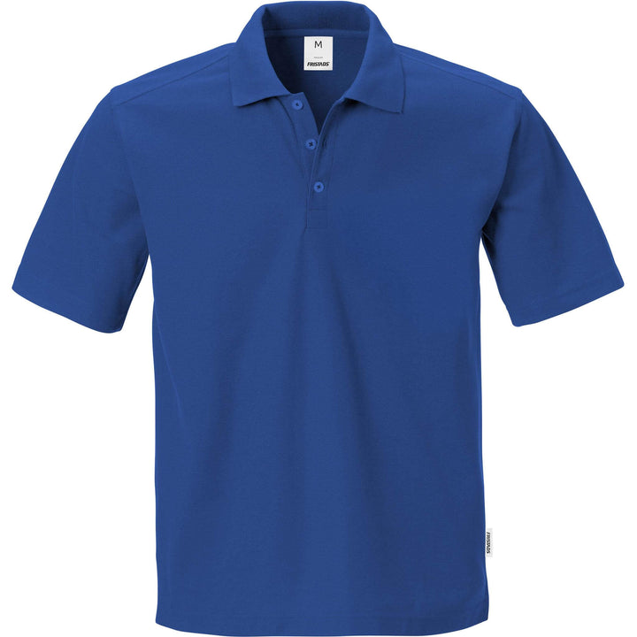 Fristads Kansas Match Polo Shirt Royal Blue Front2#colour_royal-blue