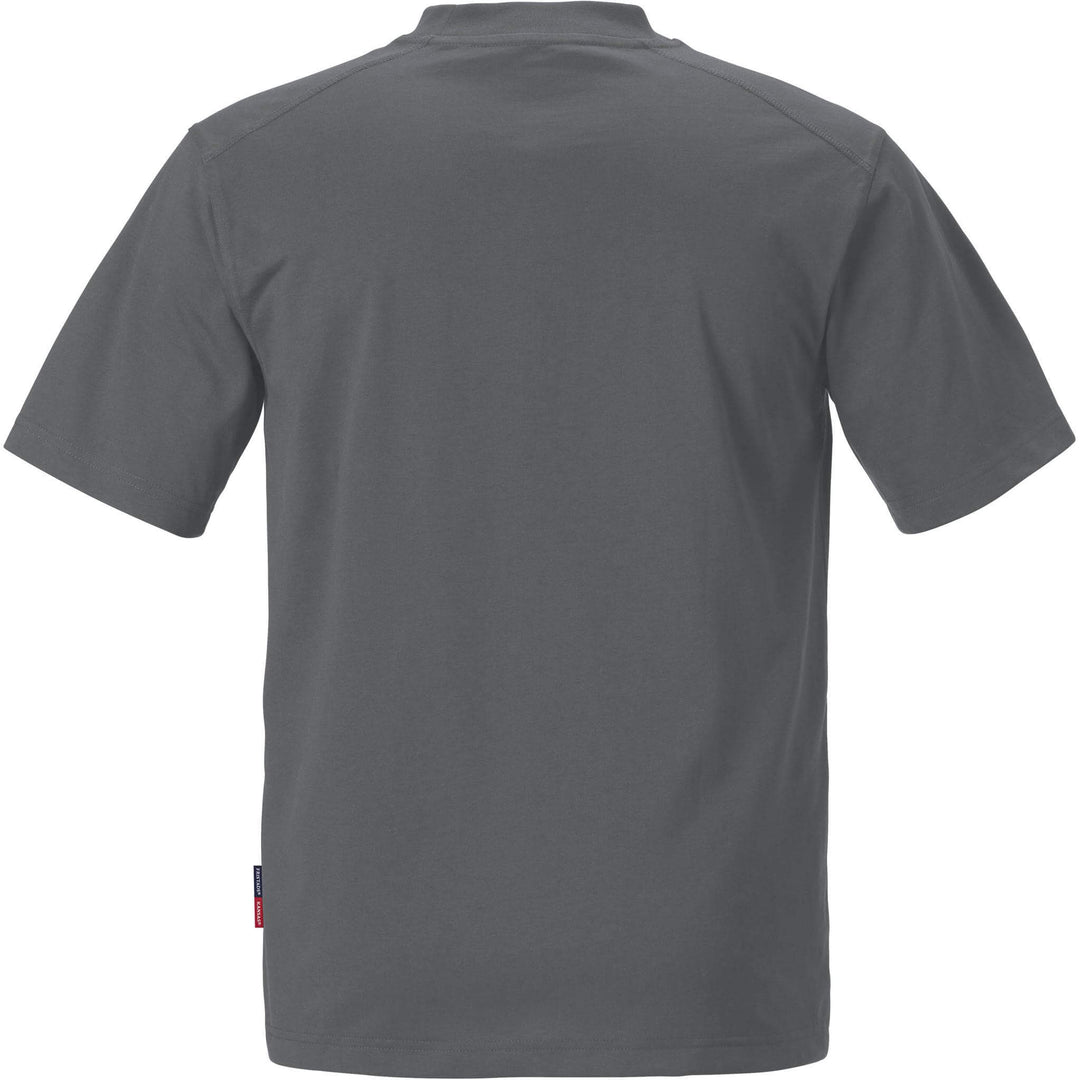 Fristads Kansas Match T-Shirt Dark Grey Back1#colour_dark-grey