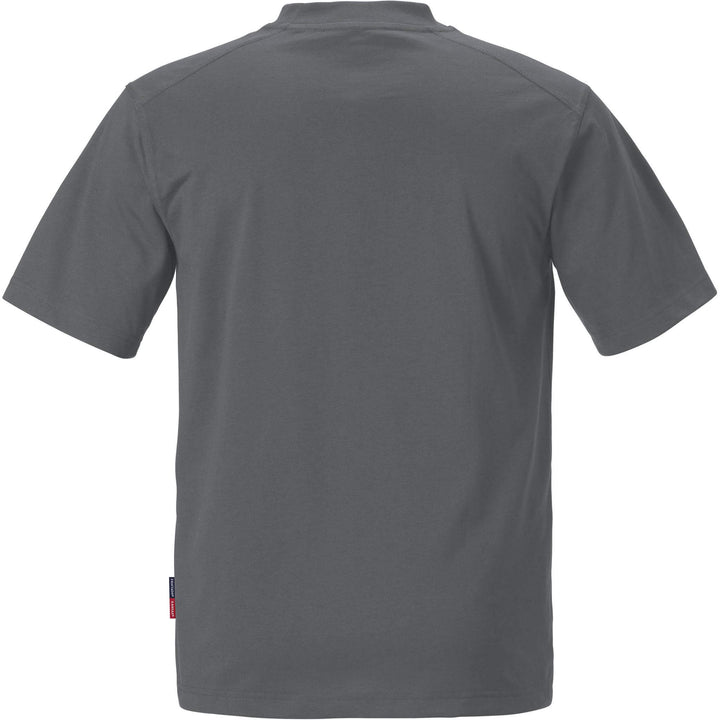 Fristads Kansas Match T-Shirt Dark Grey Back1#colour_dark-grey