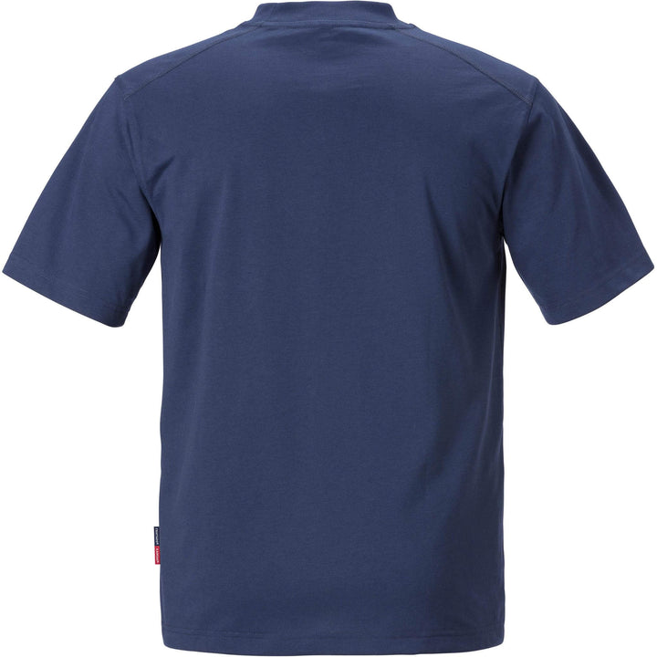 Fristads Kansas Match T-Shirt Navy Back1#colour_navy