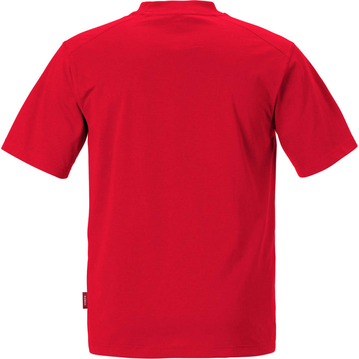 Fristads Kansas Match T-Shirt Red Back1#colour_red