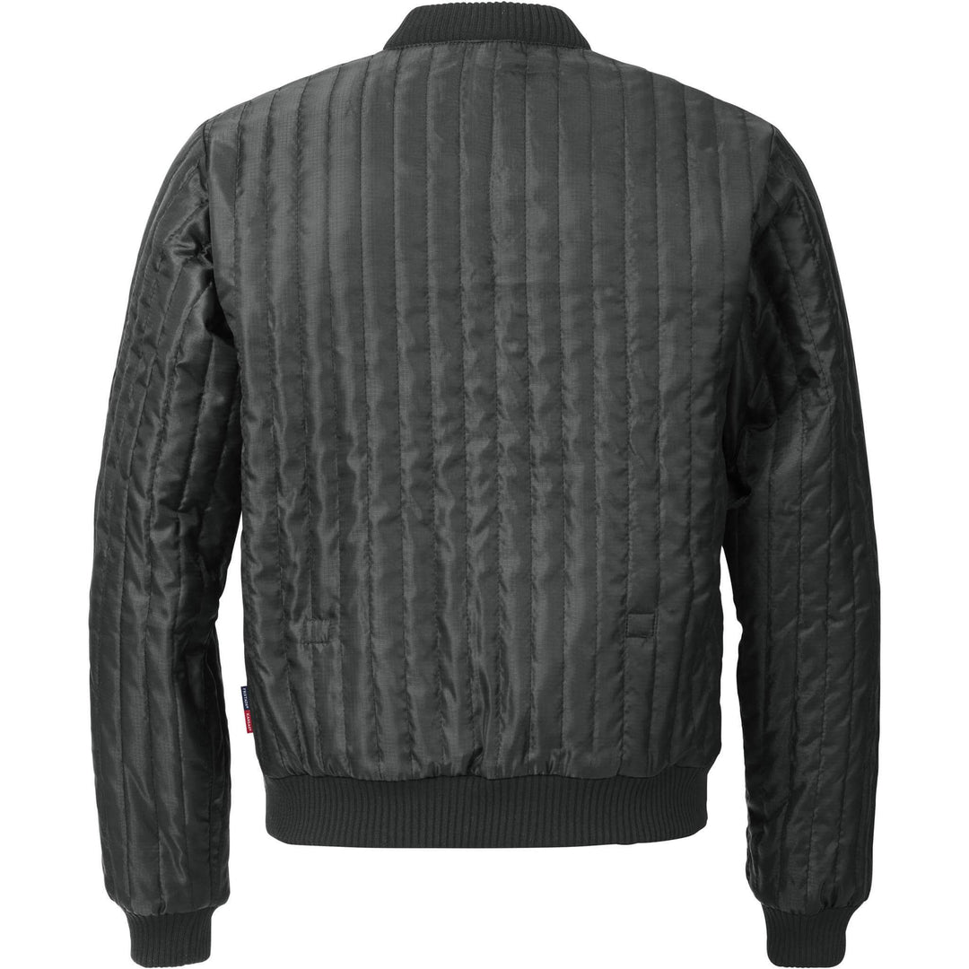 Fristads Kansas Thermo Mid-Layer Jacket - 4808 MTH Black Back1#colour_black