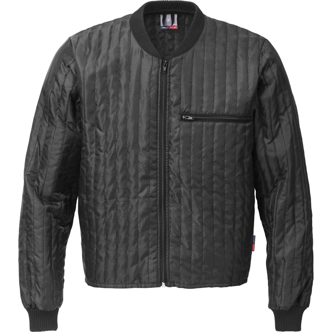Fristads Kansas Thermo Mid-Layer Jacket - 4808 MTH Black Front1#colour_black