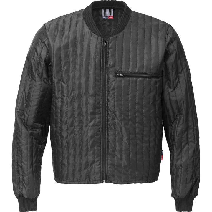 Fristads Kansas Thermo Mid-Layer Jacket - 4808 MTH Black Front1#colour_black