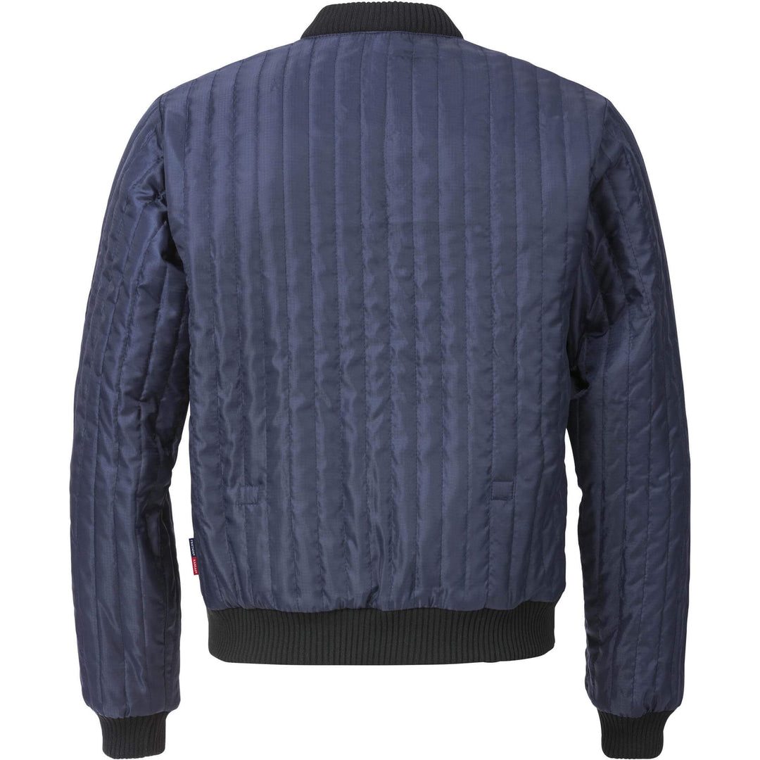 Fristads Kansas Thermo Mid-Layer Jacket - 4808 MTH Navy Back1#colour_navy