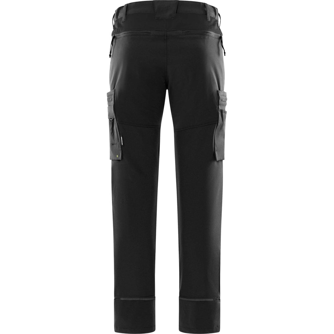 Fristads Lightweight Durable 4-Way-Stretch Trousers - 2653 LWS Black Back1#colour_black