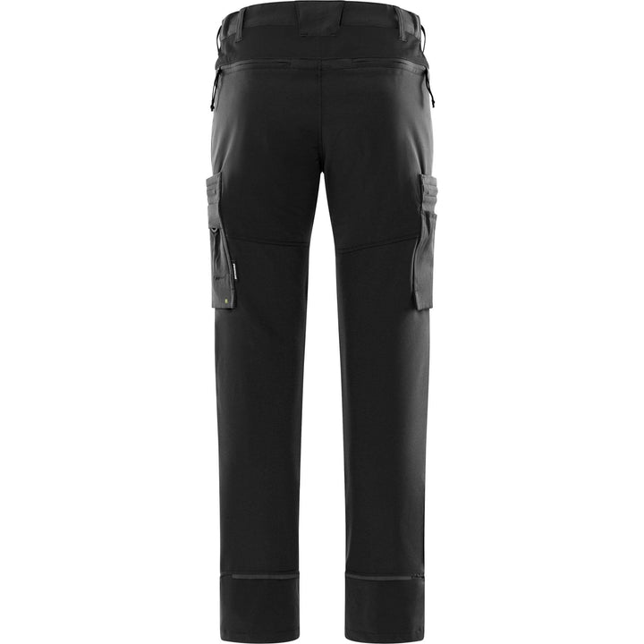 Fristads Lightweight Durable 4-Way-Stretch Trousers - 2653 LWS Black Back1#colour_black
