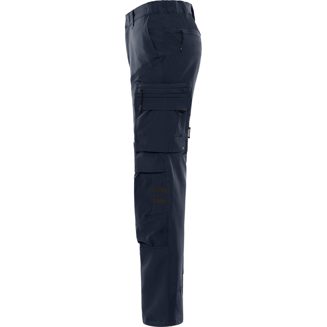 Fristads Lightweight Durable 4-Way-Stretch Trousers - 2653 LWS Dark Navy Back2#colour_dark-navy