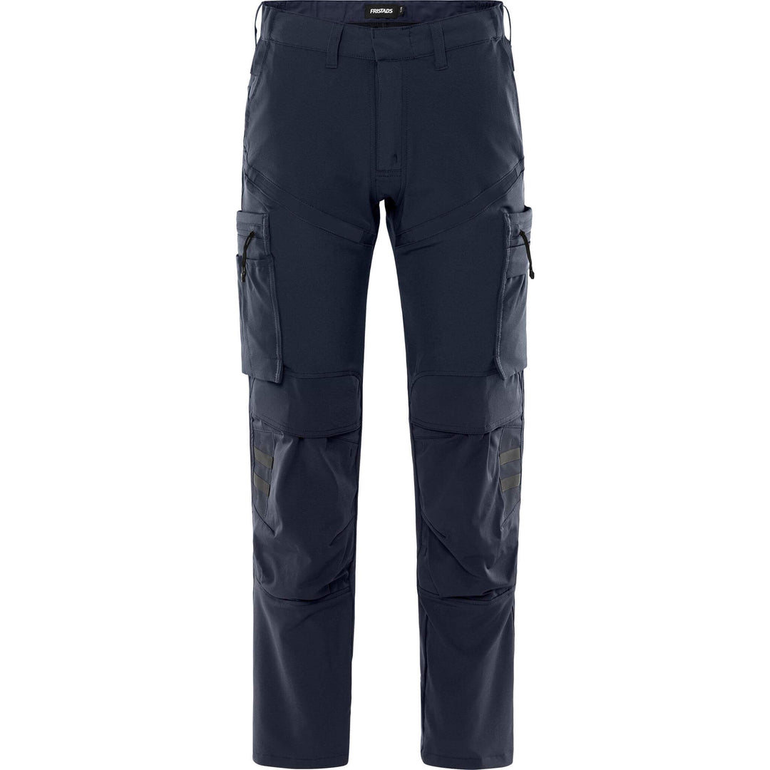 Fristads Lightweight Durable 4-Way-Stretch Trousers - 2653 LWS Dark Navy Front1#colour_dark-navy