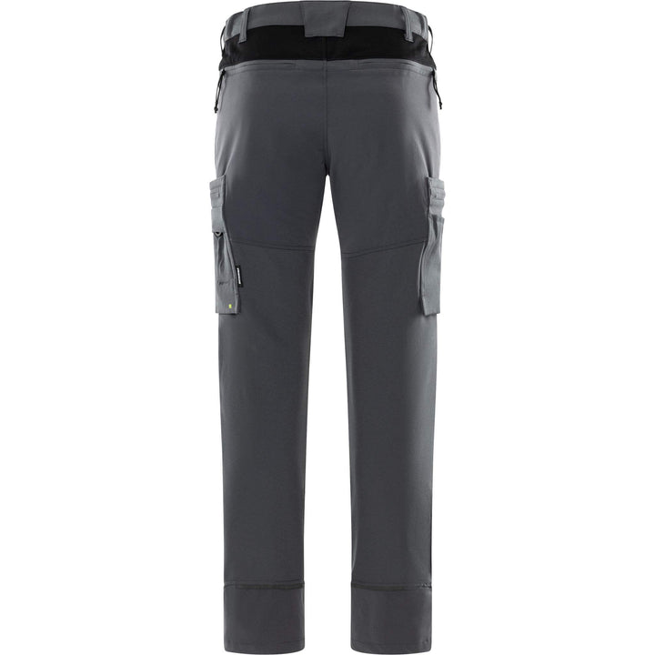Fristads Lightweight Durable 4-Way-Stretch Trousers - 2653 LWS Grey/Black Back1#colour_grey-black
