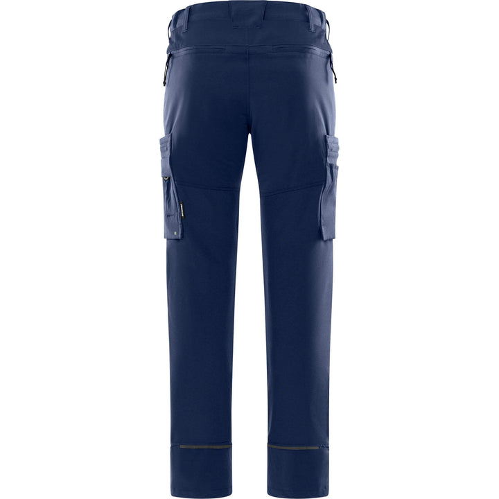 Fristads Lightweight Durable 4-Way-Stretch Trousers - 2653 LWS Navy Back1#colour_navy
