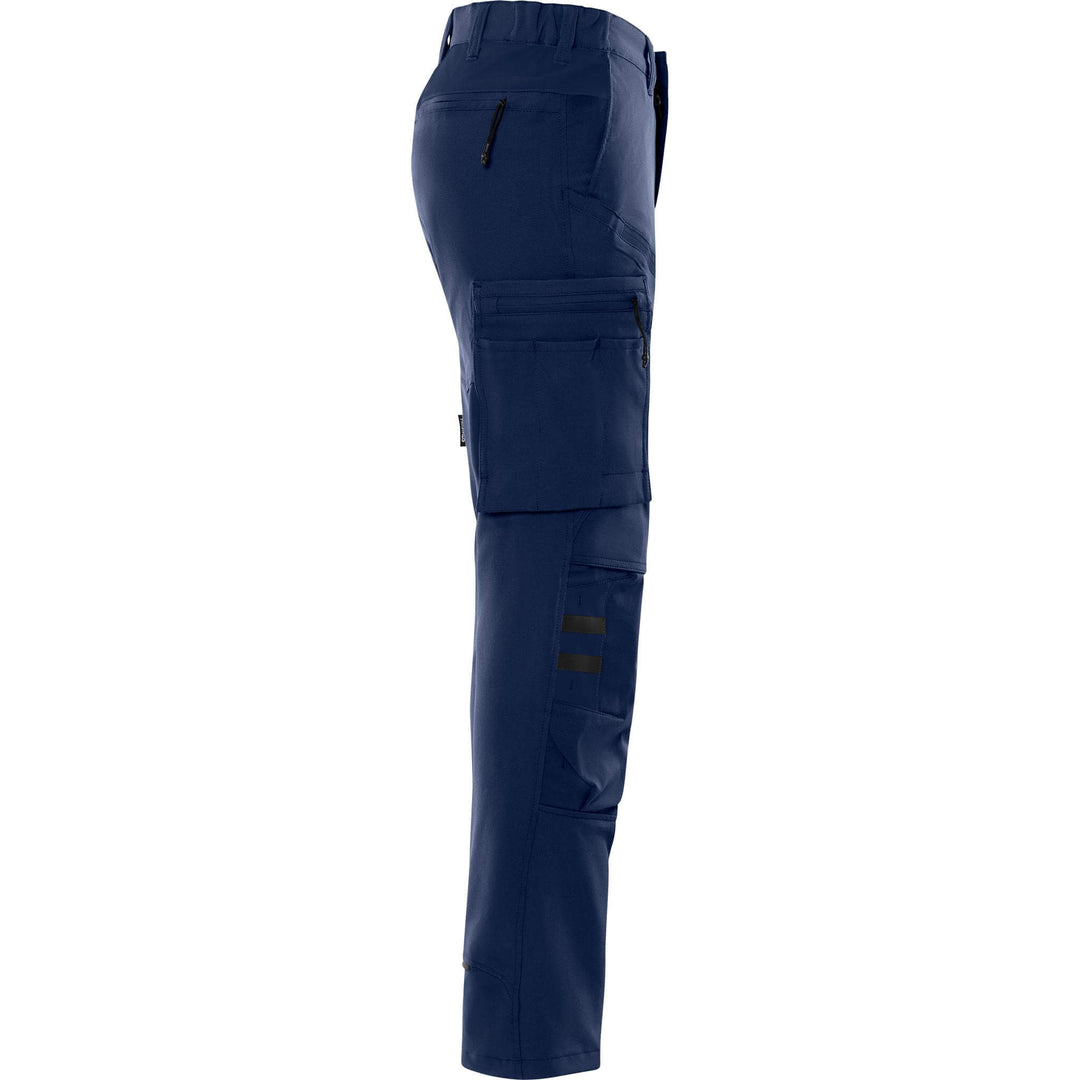 Fristads Lightweight Durable 4-Way-Stretch Trousers - 2653 LWS Navy Back3#colour_navy