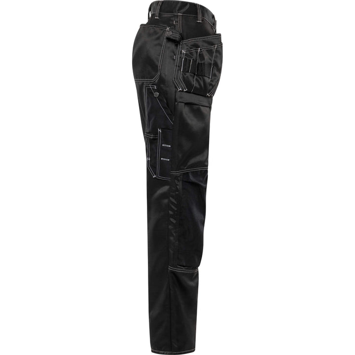 Fristads Lightweight Durable Craftsman Holster Pocket Trousers - 255K AD Black Back3#colour_black