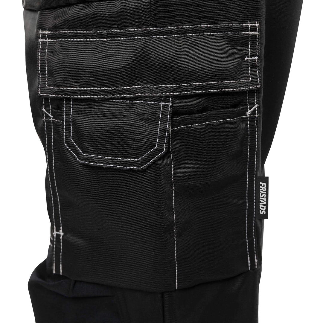 Fristads Lightweight Durable Craftsman Holster Pocket Trousers - 255K AD Black Detail2#colour_black