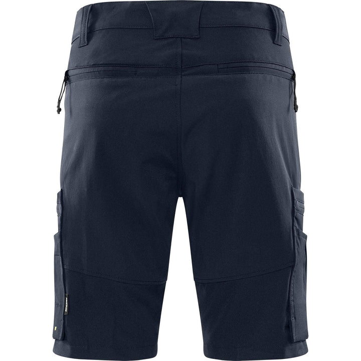 Fristads Lightweight Durable Ripstop 4-Way-Stretch Shorts - 2655 GLWS Dark Navy Back1#colour_dark-navy