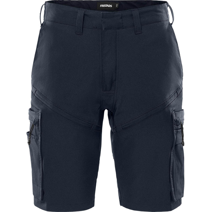 Fristads Lightweight Durable Ripstop 4-Way-Stretch Shorts - 2655 GLWS Dark Navy Front1#colour_dark-navy