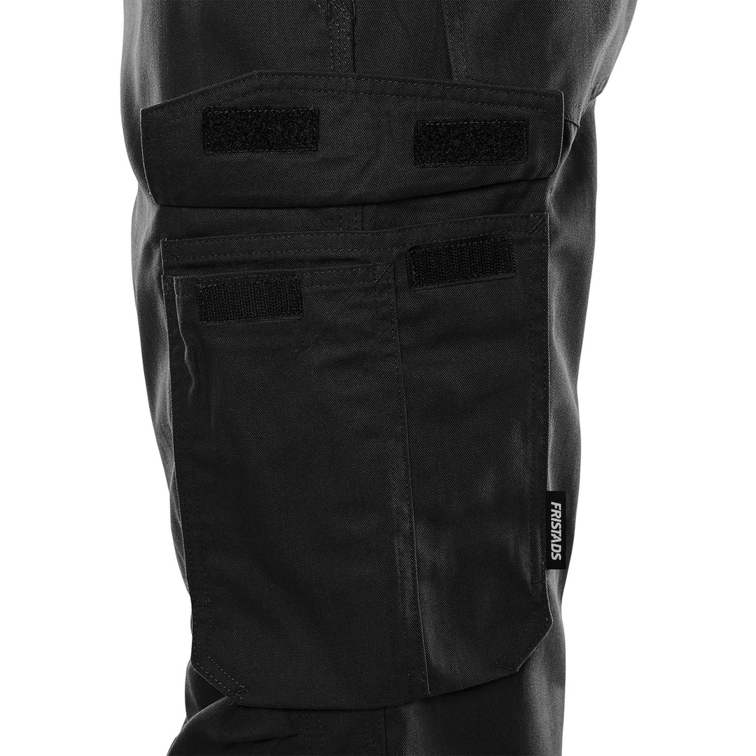 Fristads Lightweight Knee Pad Trousers - 2580 P154 Black Detail1#colour_black