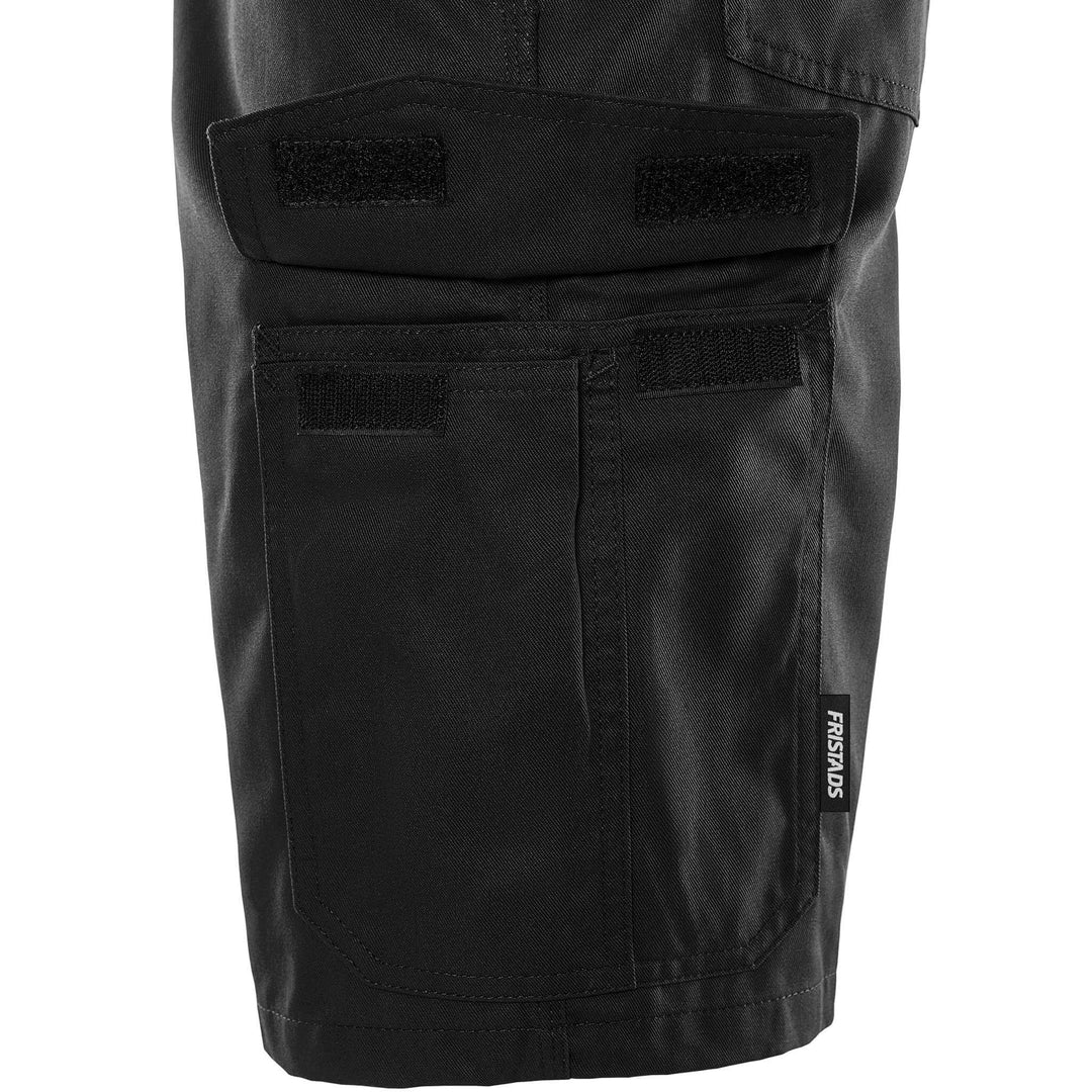 Fristads Lightweight Shorts - 2508 P154 Black Detail1#colour_black