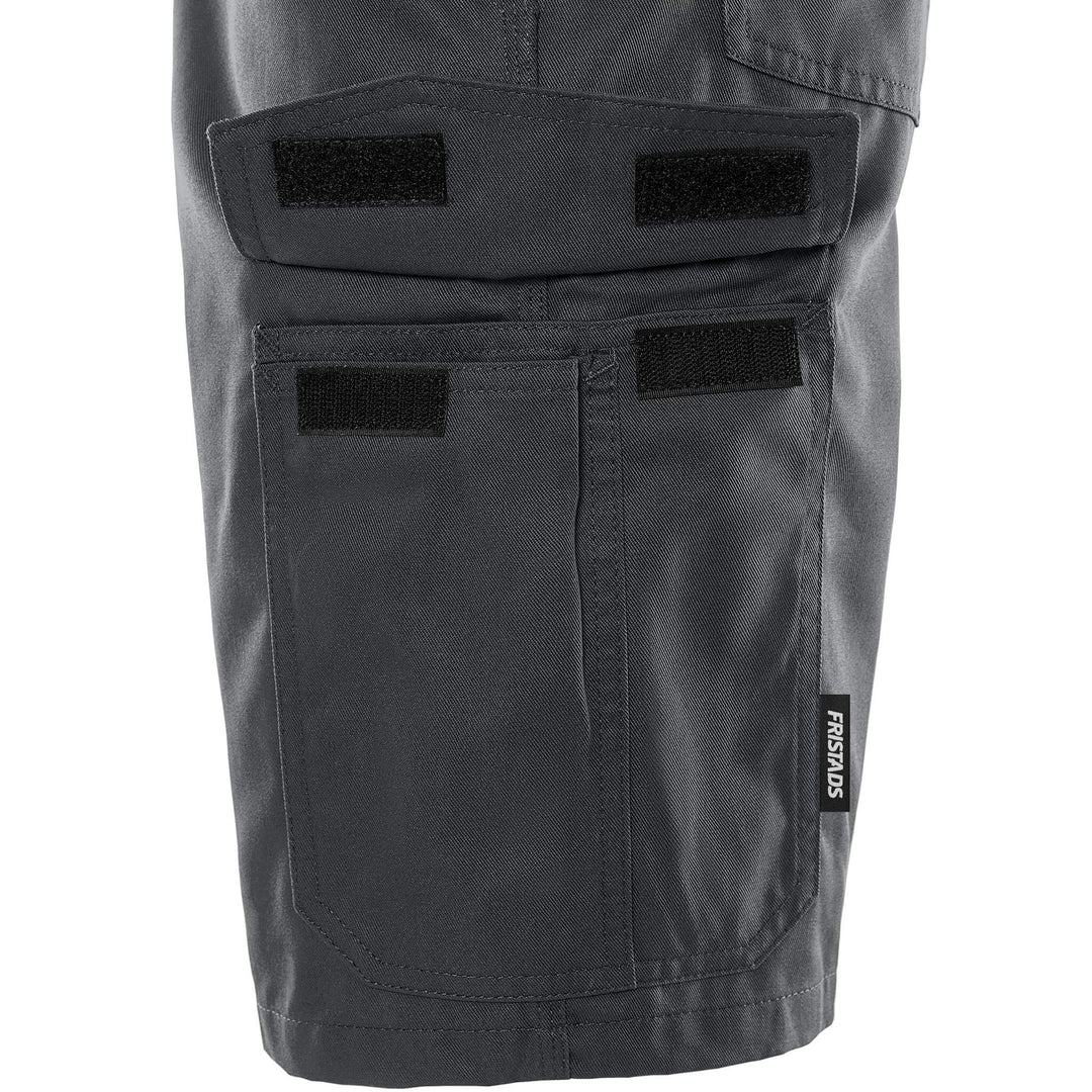 Fristads Lightweight Shorts - 2508 P154 Dark Grey Detail1#colour_dark-grey
