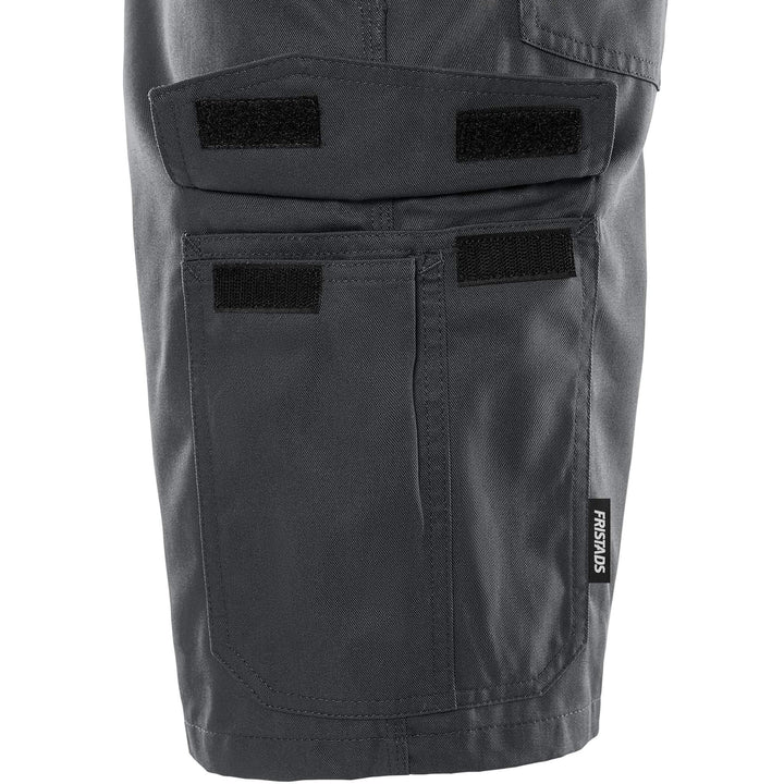 Fristads Lightweight Shorts - 2508 P154 Dark Grey Detail1#colour_dark-grey