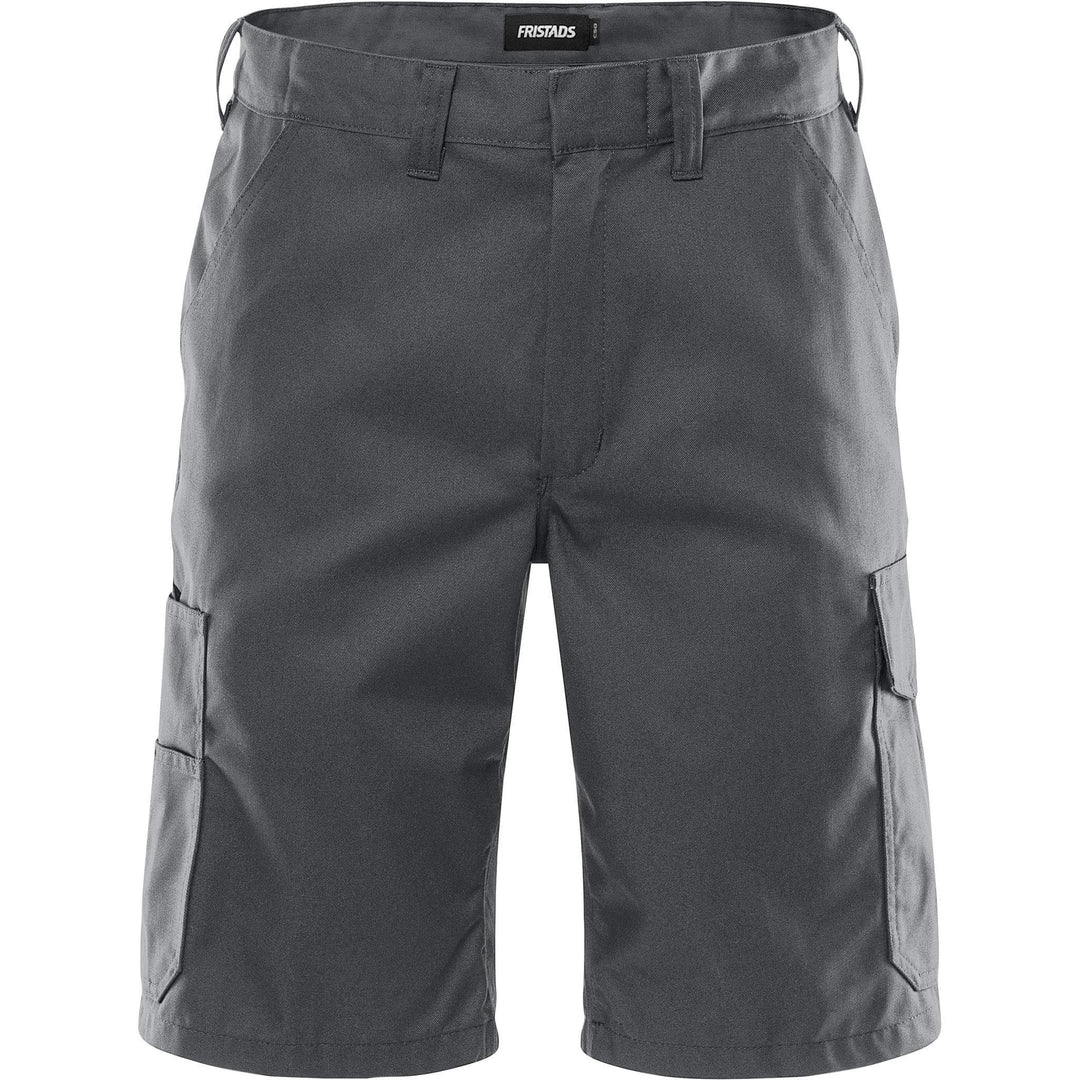 Fristads Lightweight Shorts - 2508 P154 Dark Grey Front1#colour_dark-grey