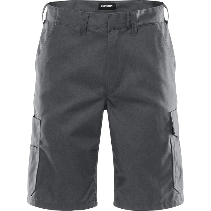 Fristads Lightweight Shorts - 2508 P154 Dark Grey Front1#colour_dark-grey